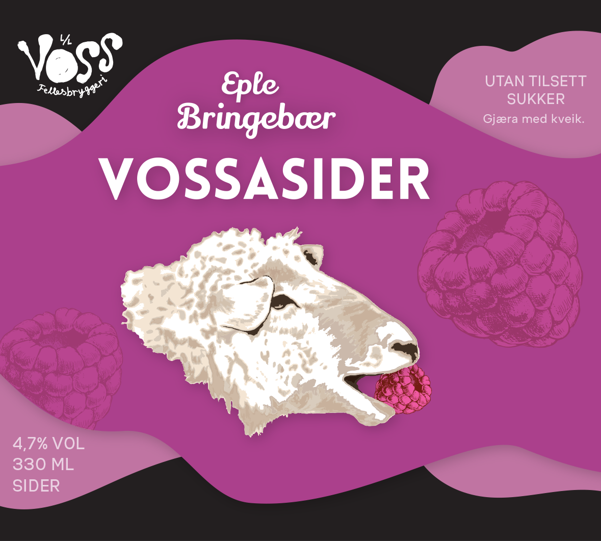 Vossasider Eple & Bringebær